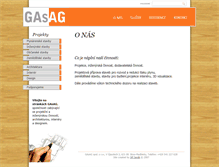 Tablet Screenshot of gasag.cz